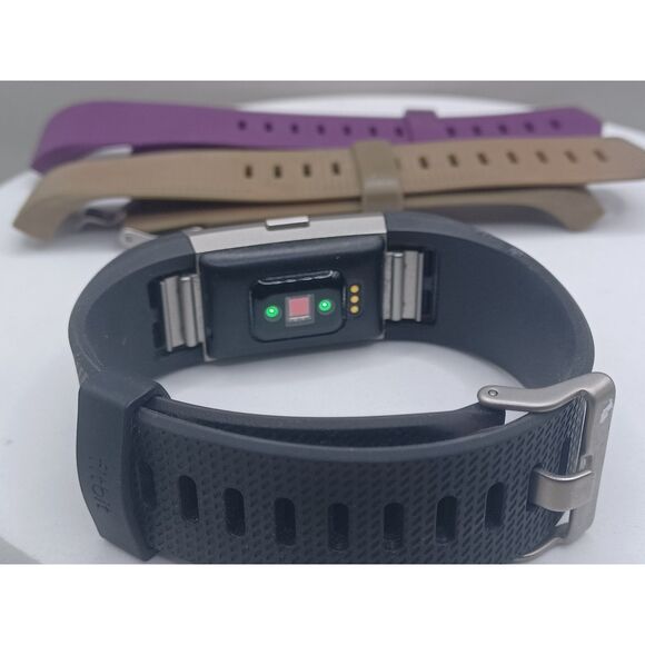 Fitbit Charge 2 FB407 Activity Tracker Smart Band w 3 Watch Bands, No Charger - Picture 6 of 7